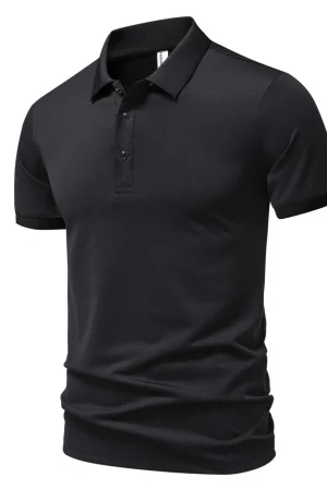 2026 NEW Quick-drying Short-sleeved POLO Shirt For Outdoor Sports and Fitness Breathable and Cool Mesh Lapel Top
